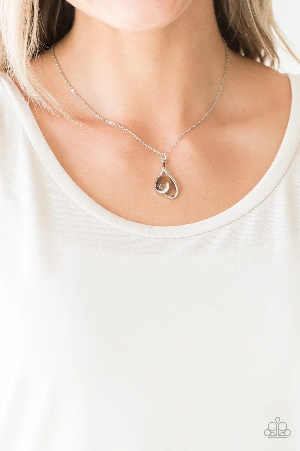 Tell Me A Love Story - Brown Necklace