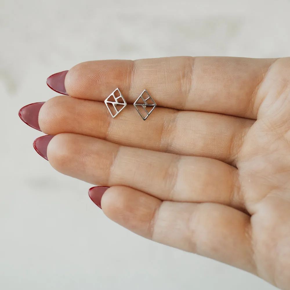 The Baraka Earring in White Gold
