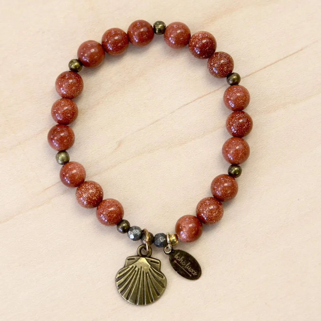 The Leona - Goldstone Bracelet