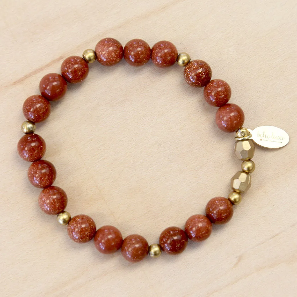 The Leona - Goldstone Bracelet