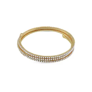 THE THREE ROW CZ CUFF