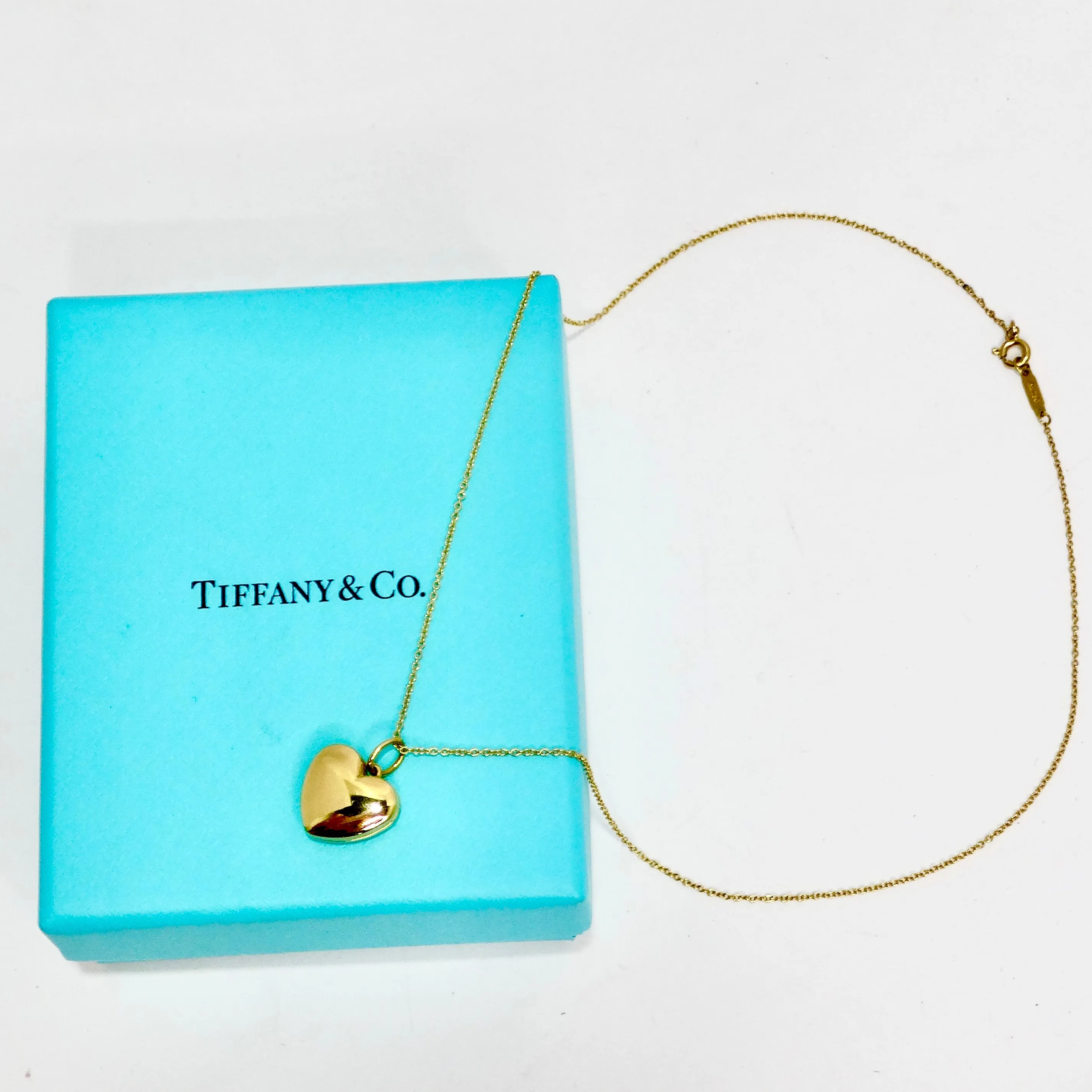 Tiffany & CO 18K Gold Heart Locket