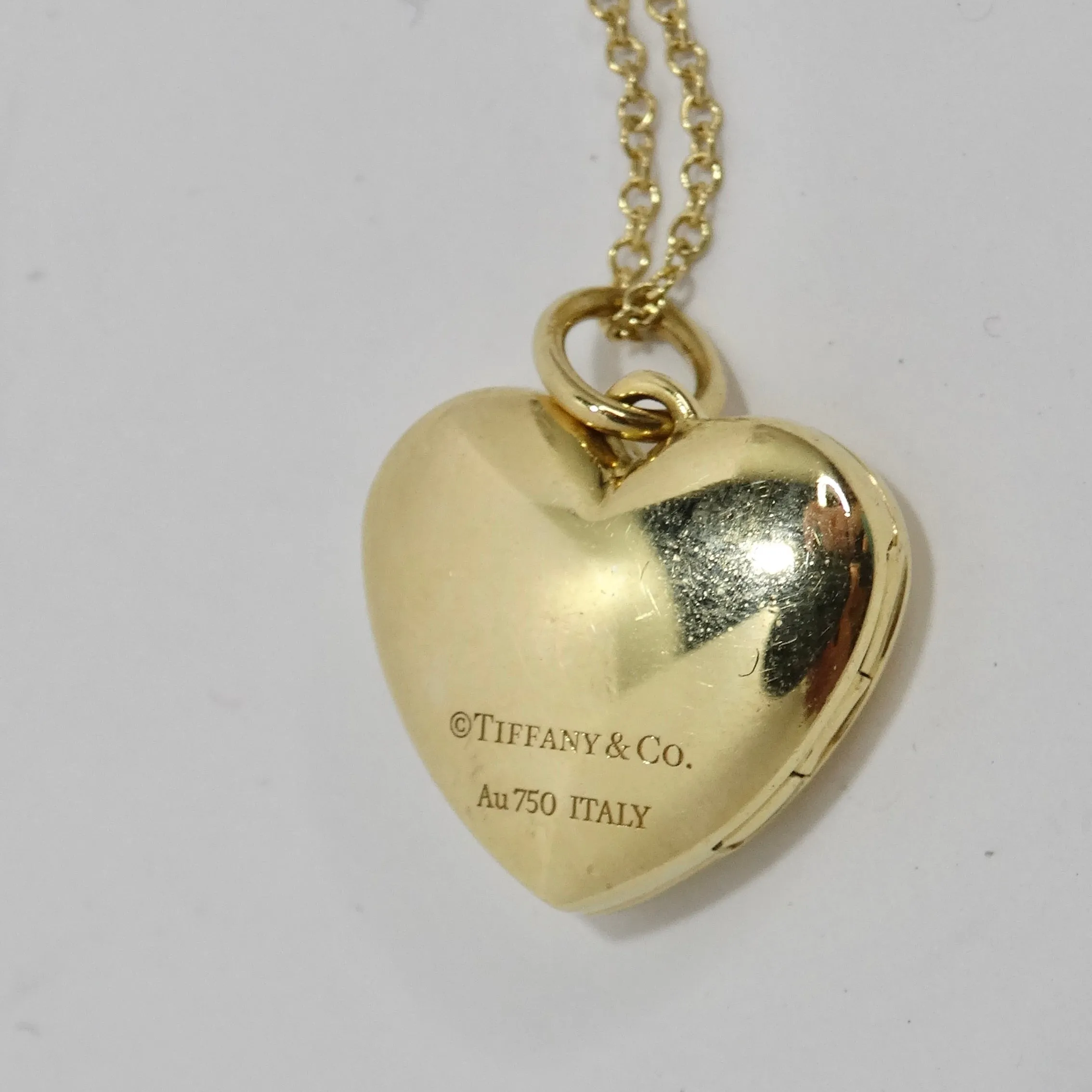 Tiffany & CO 18K Gold Heart Locket