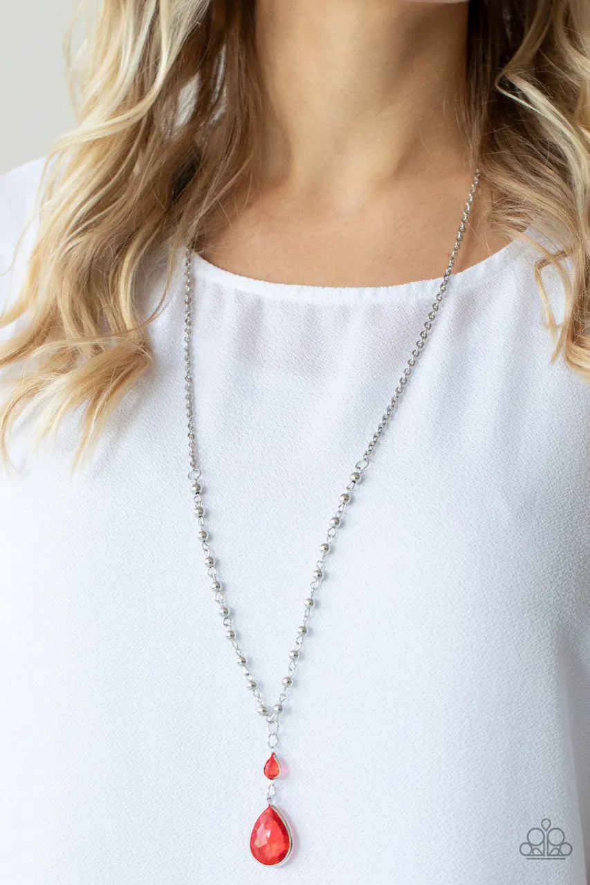 Titanic Splendor Red Paparazzi Necklace