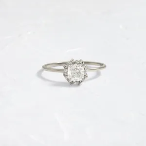 Topiary Ring, 0.7ct. Natural Cushion Cut