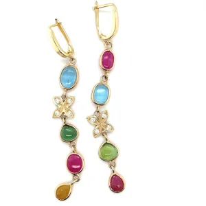 Tourmaline &  Diamond Sarah Lily Dusters
