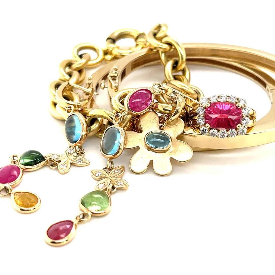 Tourmaline &  Diamond Sarah Lily Dusters
