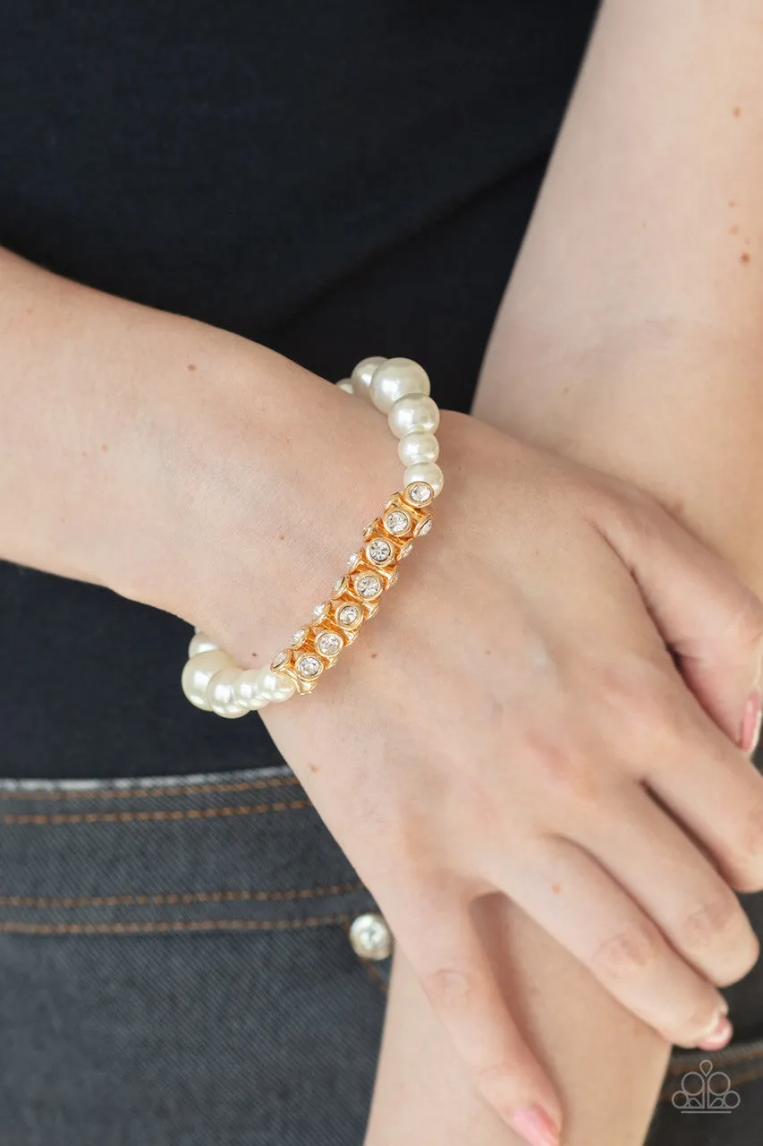 Traffic-Stopping Sparkle Gold Paparazzi Bracelet