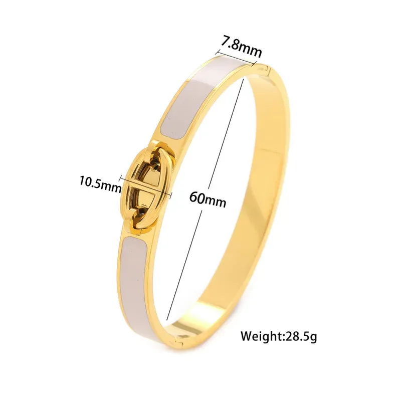 Trina Enamel Bangle | Pre-Order