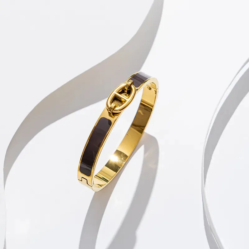 Trina Enamel Bangle | Pre-Order
