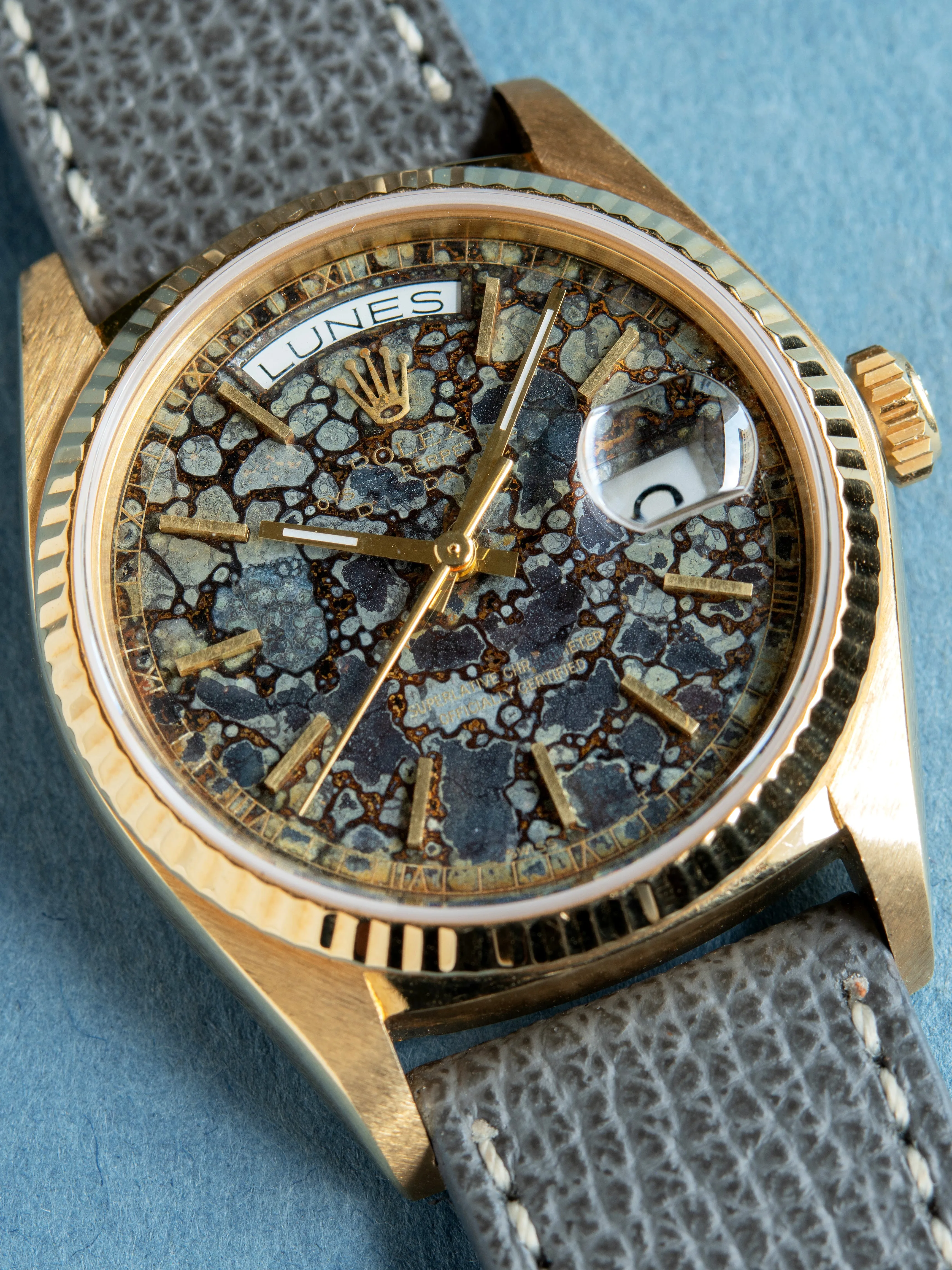Tropical 1978 Rolex Day-Date (Ref. 18038) 18K YG "Lizard King"