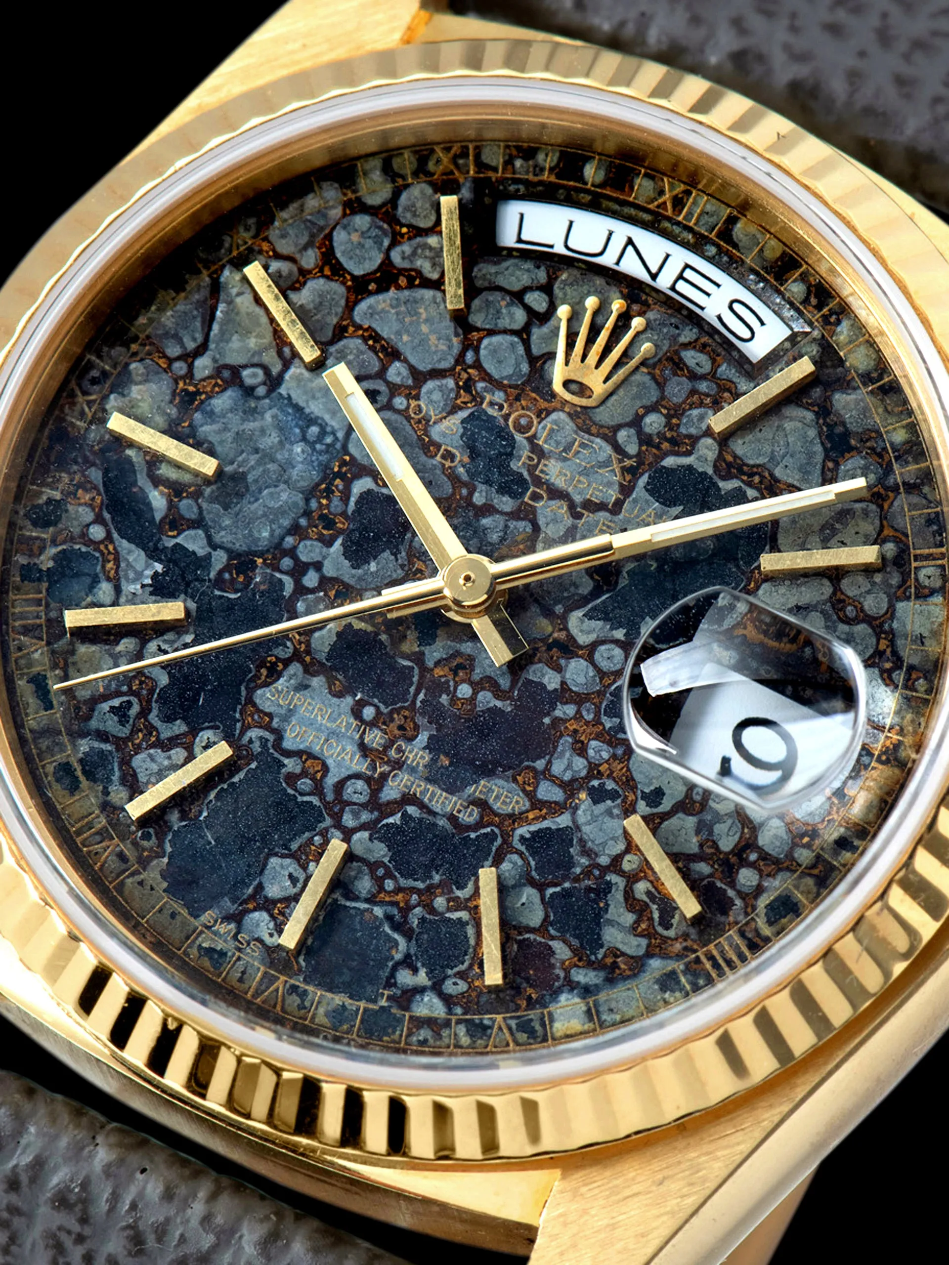 Tropical 1978 Rolex Day-Date (Ref. 18038) 18K YG "Lizard King"