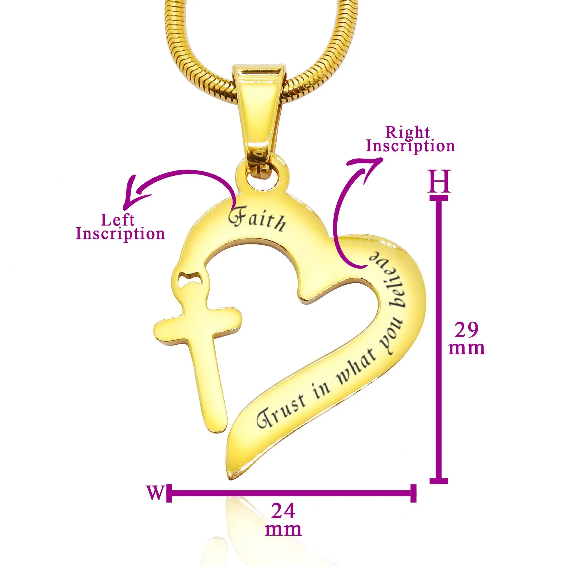 Trust in Him Necklace