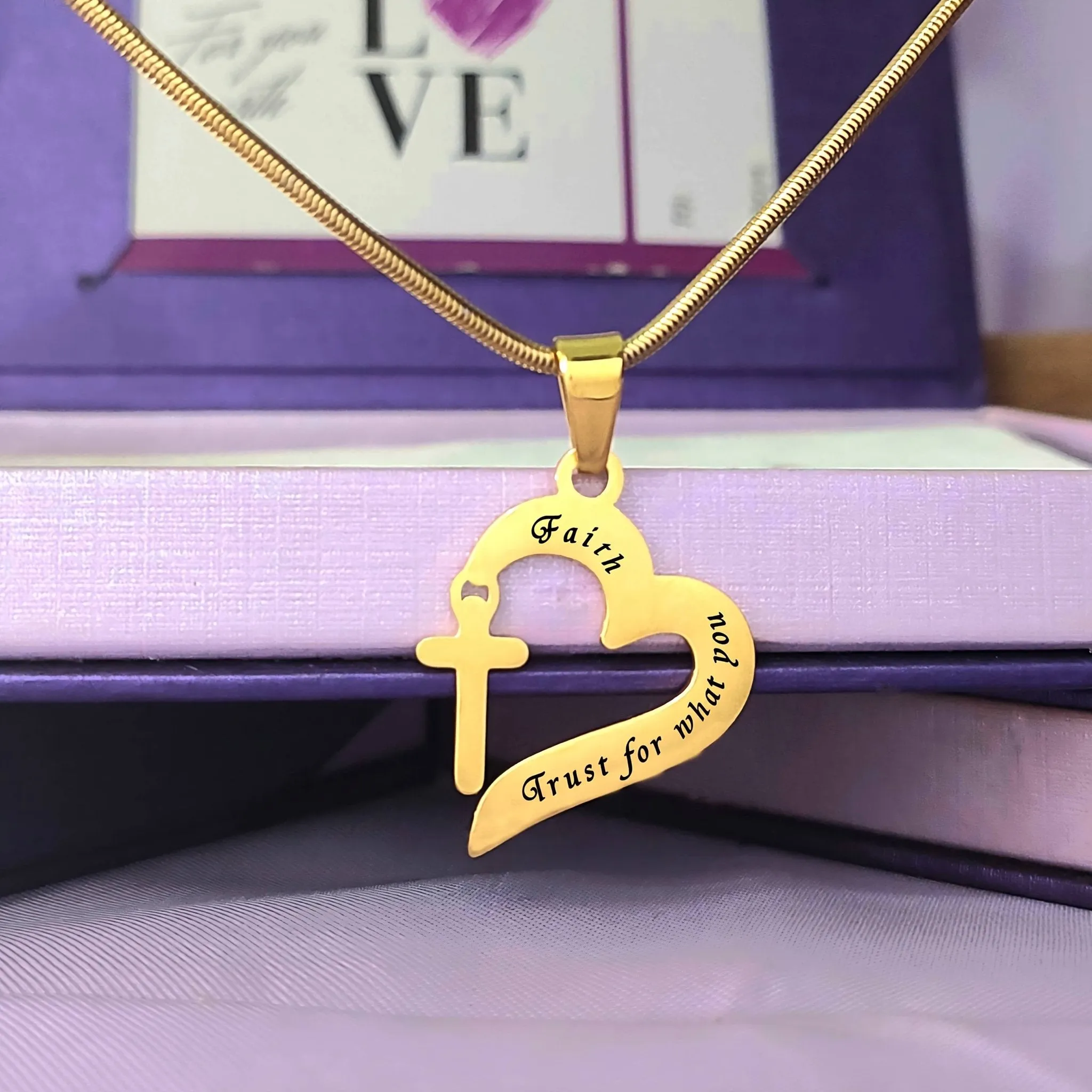 Trust in Him Necklace