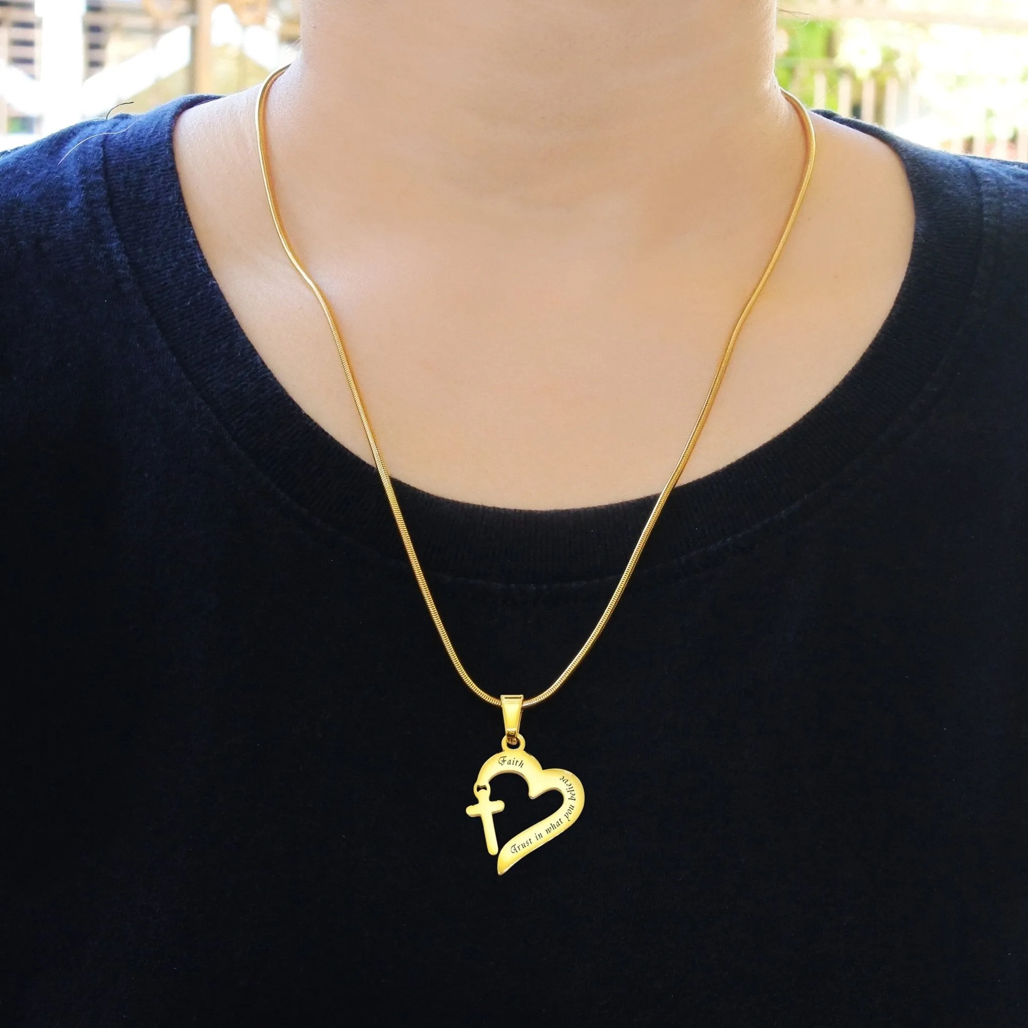 Trust in Him Necklace