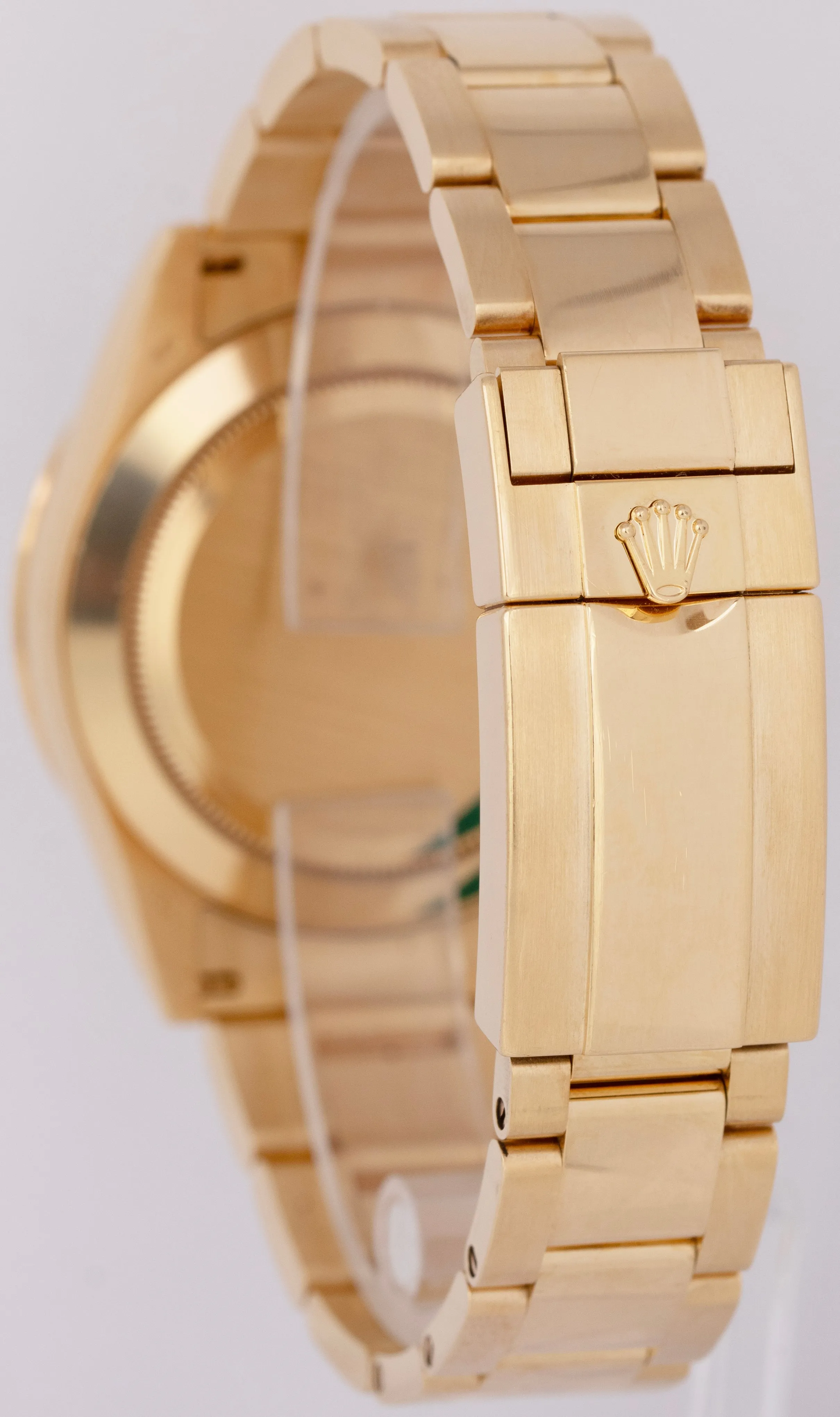 UNPOL. Rolex Daytona PAPERS 40mm Yellow Gold White Chronograph Watch 116508 B P