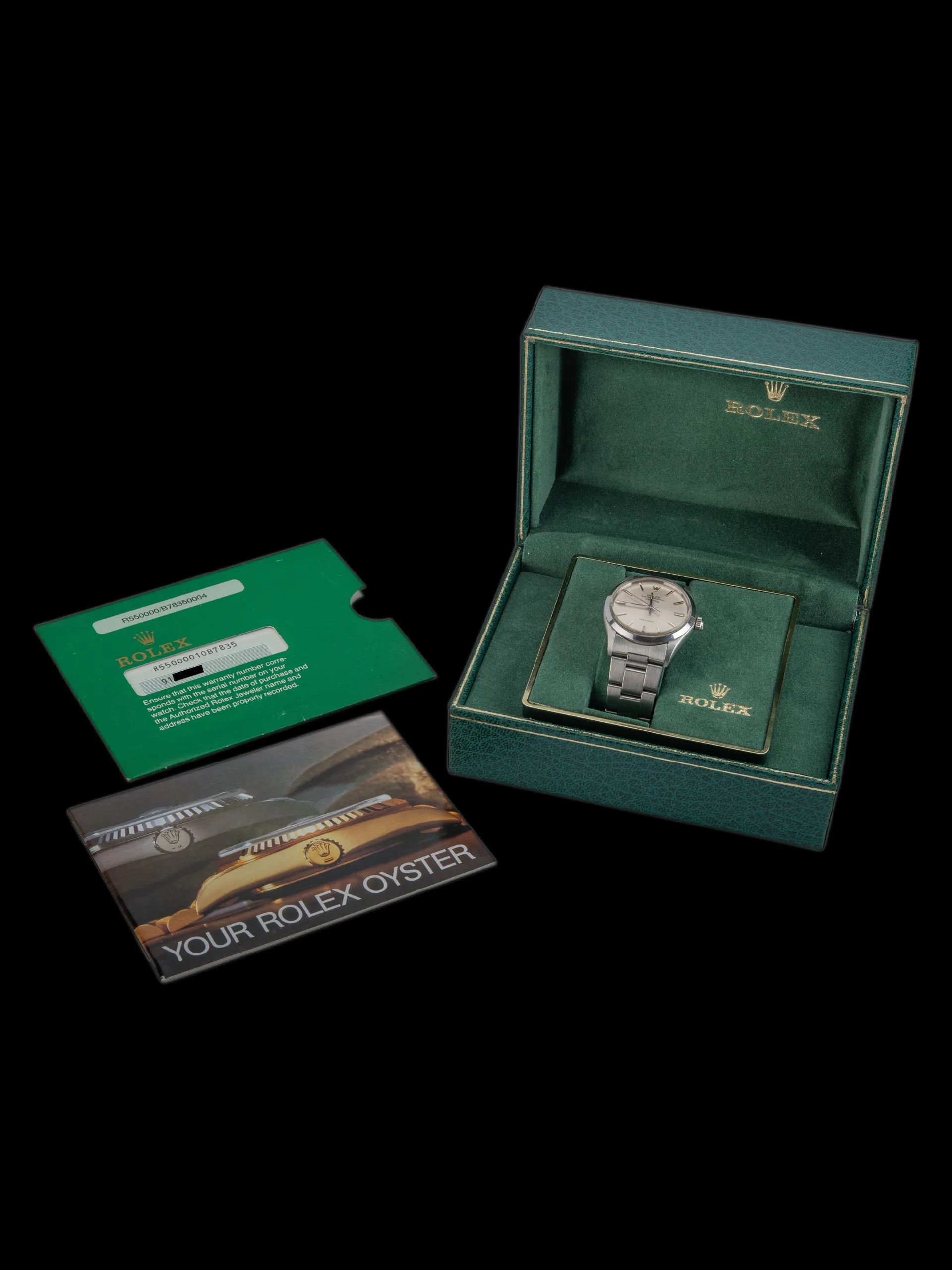 *Unpolished* 1986 Rolex Air-King (Ref. 5500) W/ Box & Papers