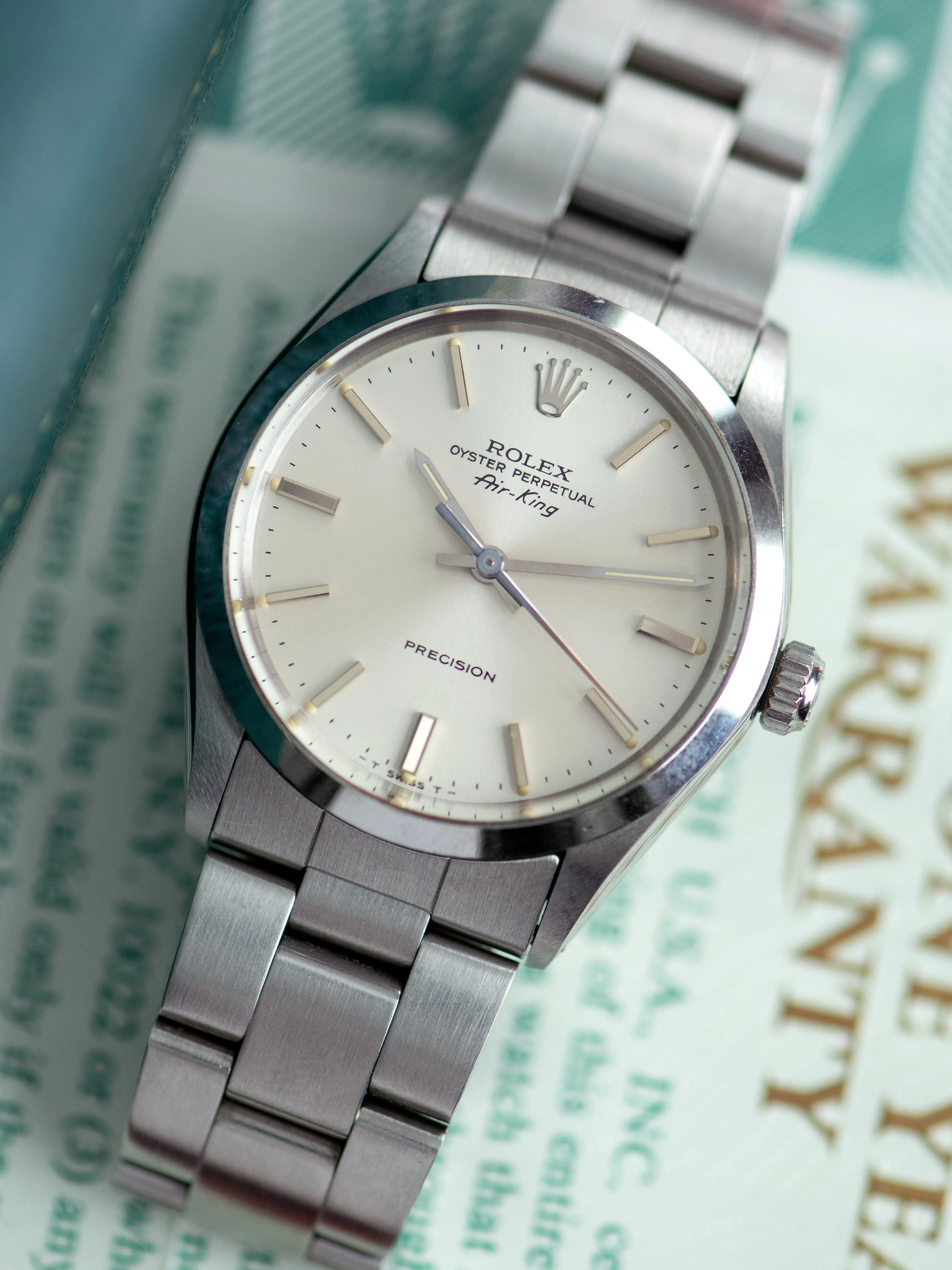 *Unpolished* 1986 Rolex Air-King (Ref. 5500) W/ Box & Papers