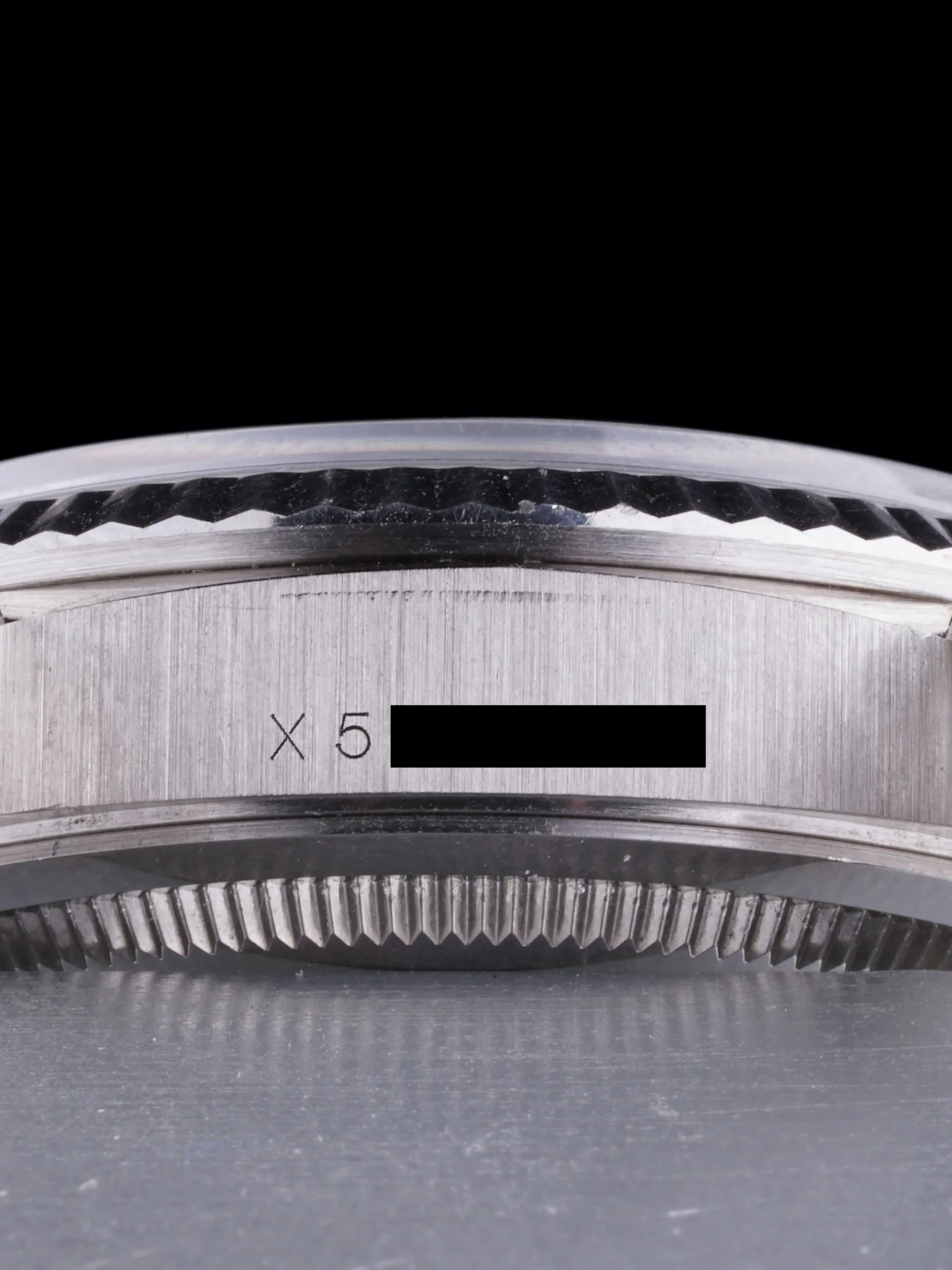 *Unpolished* 1991 Rolex Day-Date 18k WG (Ref. 18239) Silver Diamond Dial