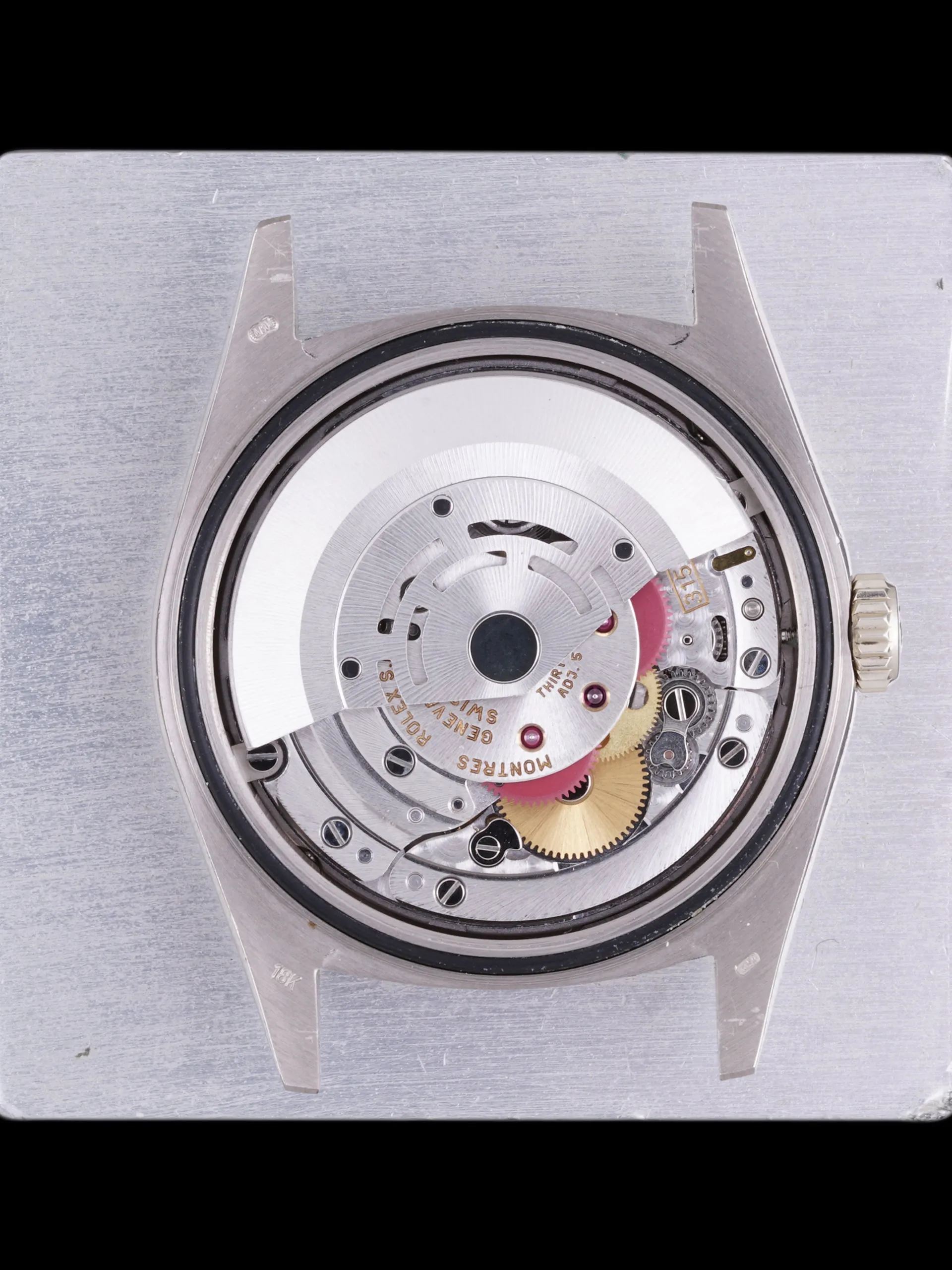 *Unpolished* 1991 Rolex Day-Date 18k WG (Ref. 18239) Silver Diamond Dial