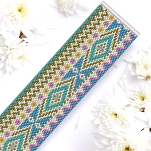 Vertical Peyote Pattern - Bracelet HENRIETTA