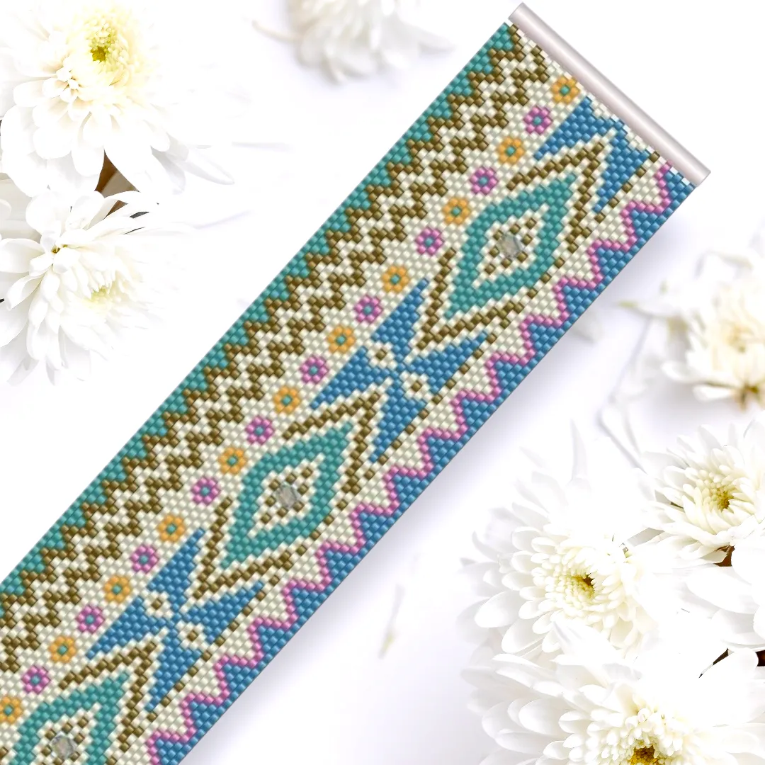 Vertical Peyote Pattern - Bracelet HENRIETTA