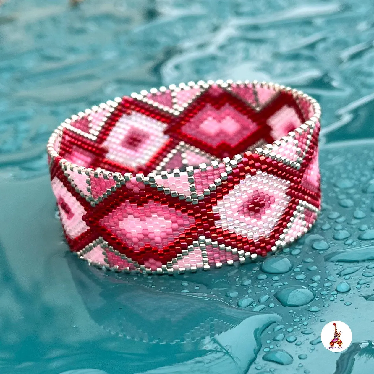 Vertical Peyote Pattern - Bracelet JAVA