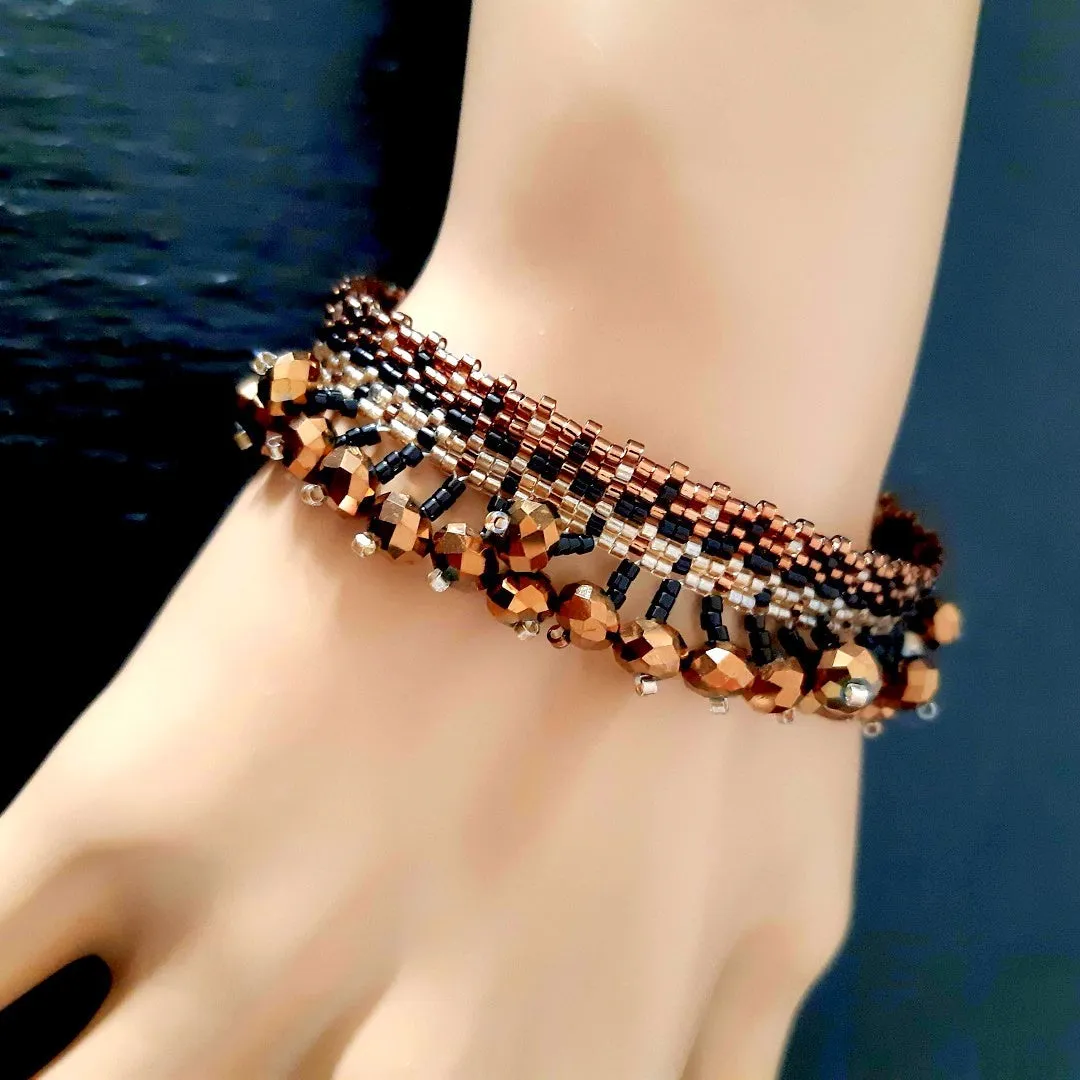 Vertical Peyote Pattern - Bracelet LEO2