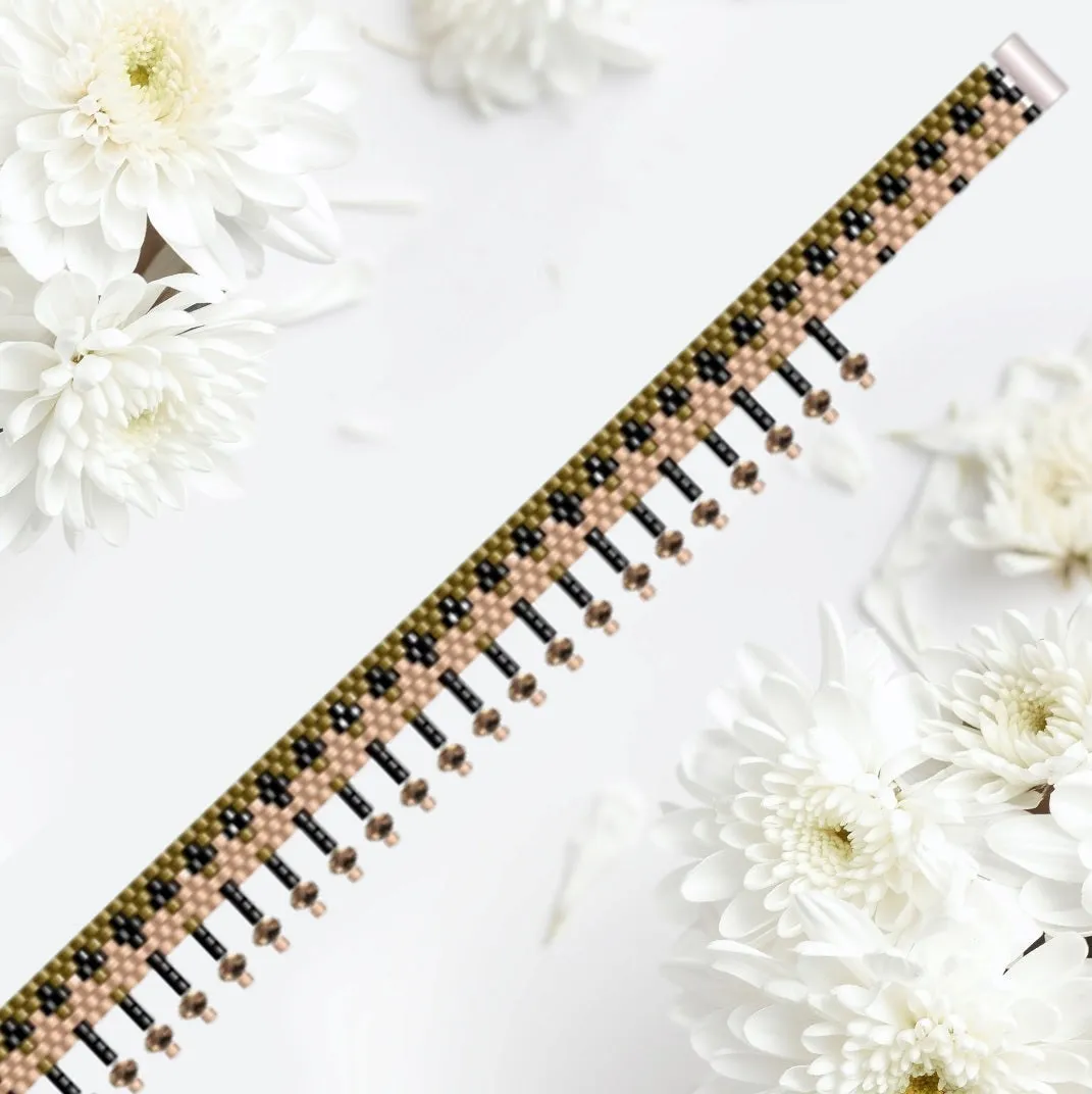 Vertical Peyote Pattern - Bracelet LEO2