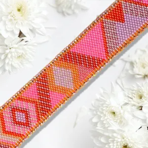 Vertical Peyote Pattern - Bracelet MALAGA