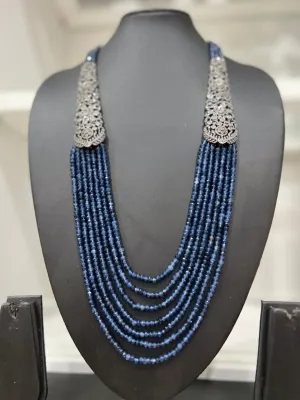 Victorian CZ Multilayer Beaded Necklace