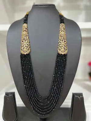 Victorian CZ Multilayer Beaded Necklace