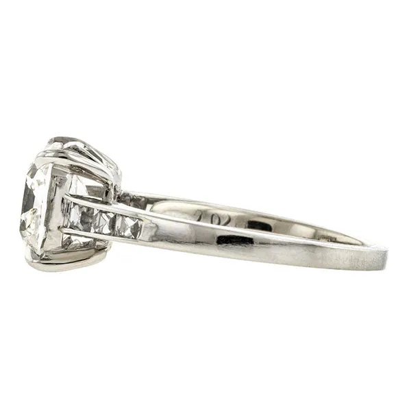 Vintage Engagement Ring, Cushion 2.02ct