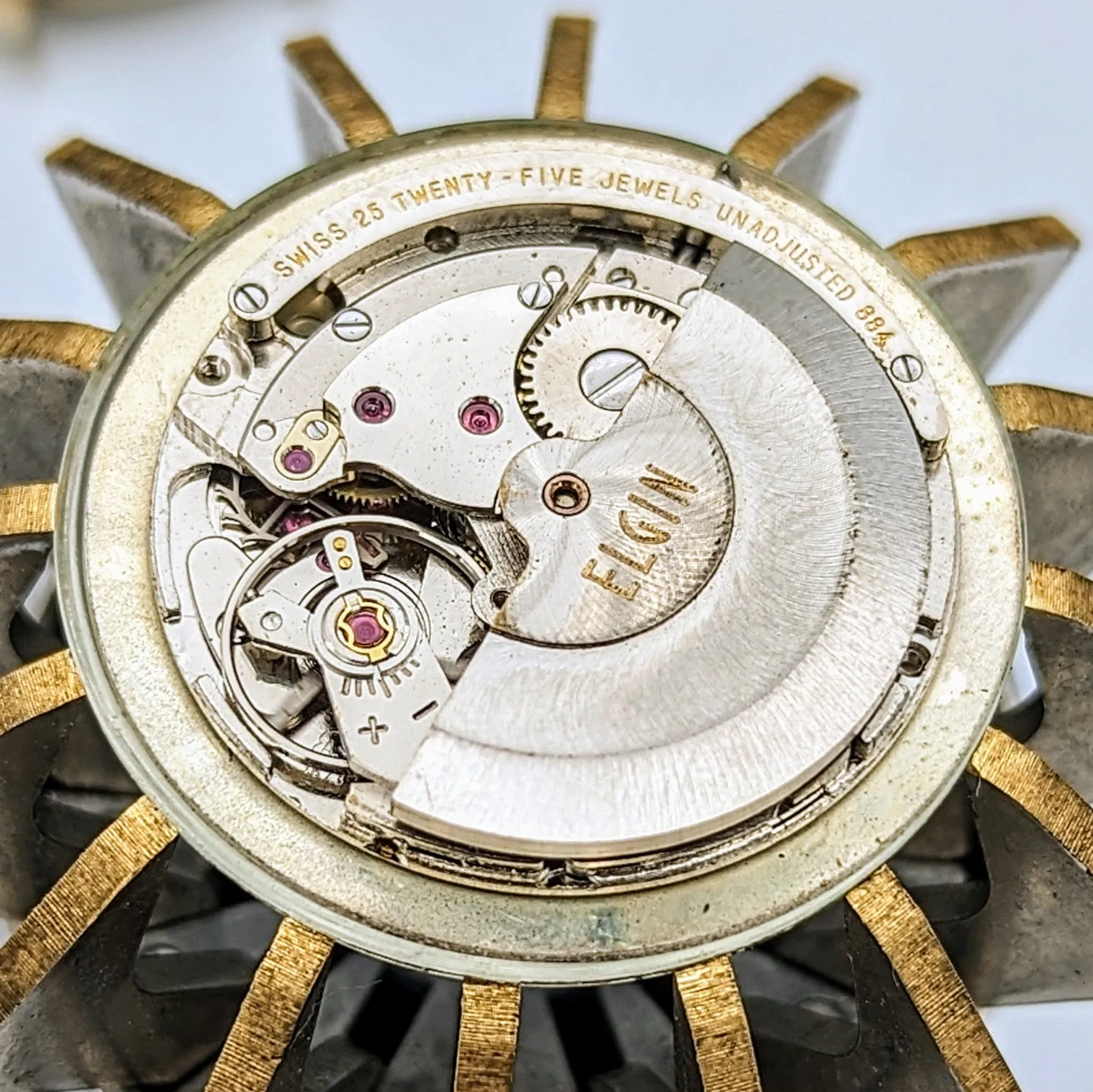 Vintage LORD ELGIN "25" X Automatic Wristwatch Grade 884 Base AS 1673 25J Watch
