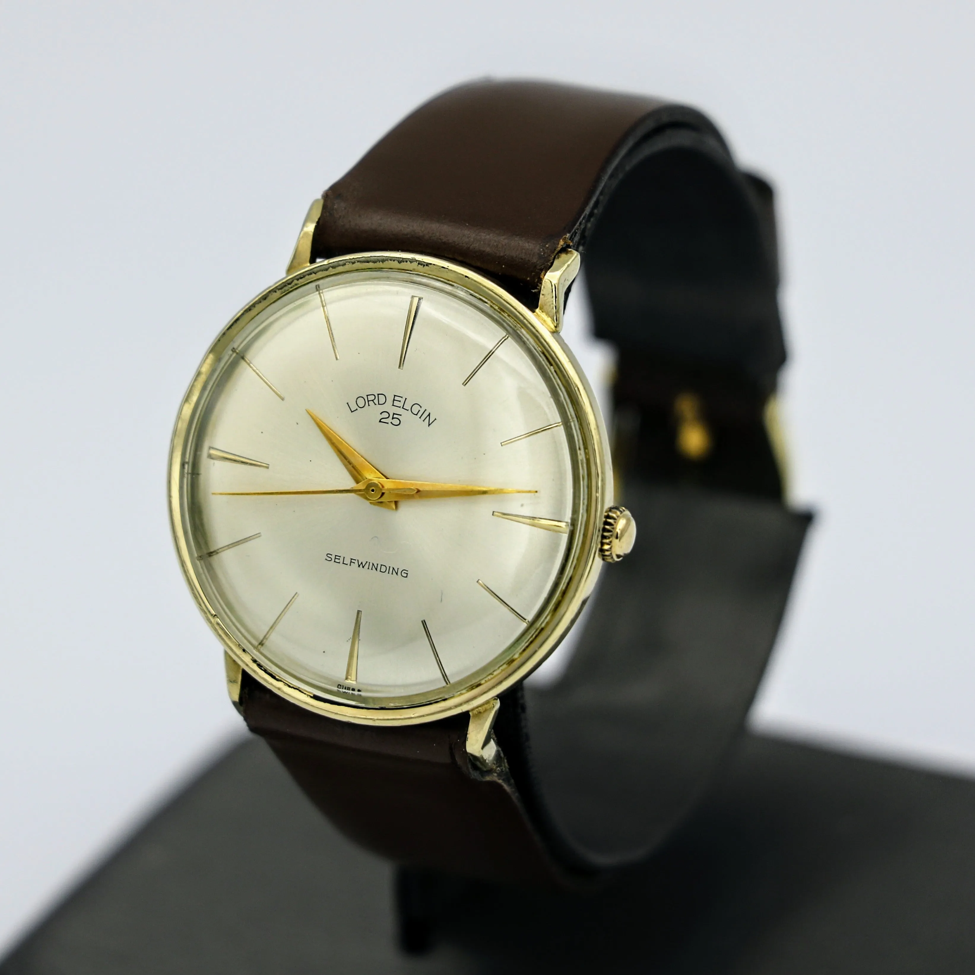Vintage LORD ELGIN "25" X Automatic Wristwatch Grade 884 Base AS 1673 25J Watch