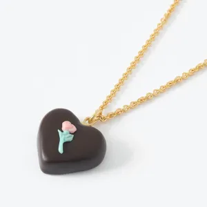 Vintage Rose Chocolat Necklace【Japan Jewelry】
