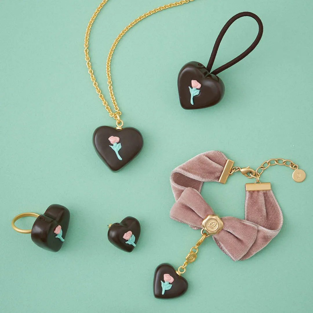 Vintage Rose Chocolat Necklace【Japan Jewelry】
