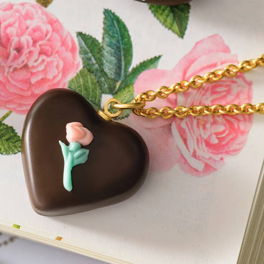 Vintage Rose Chocolat Necklace【Japan Jewelry】