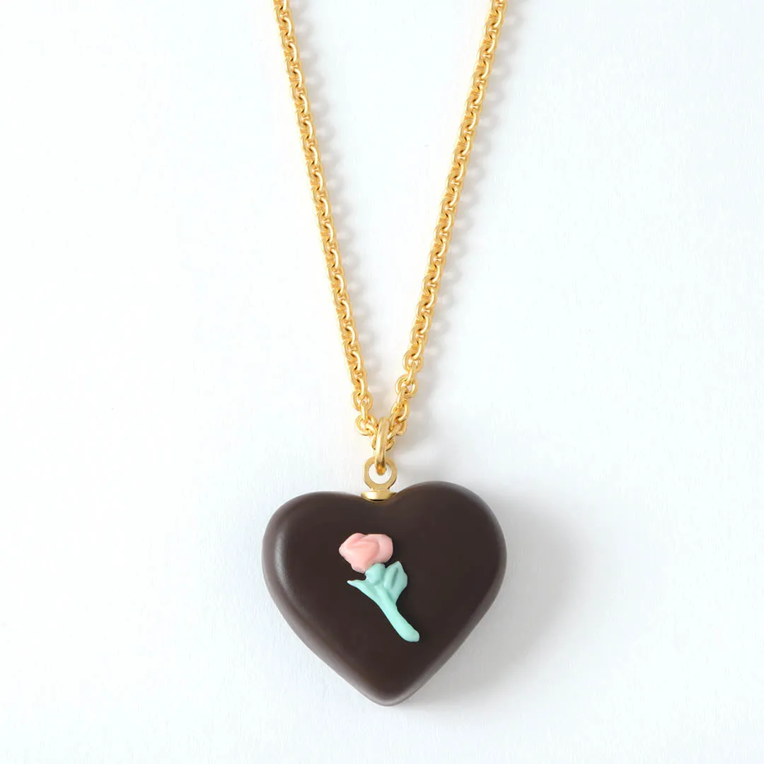 Vintage Rose Chocolat Necklace【Japan Jewelry】