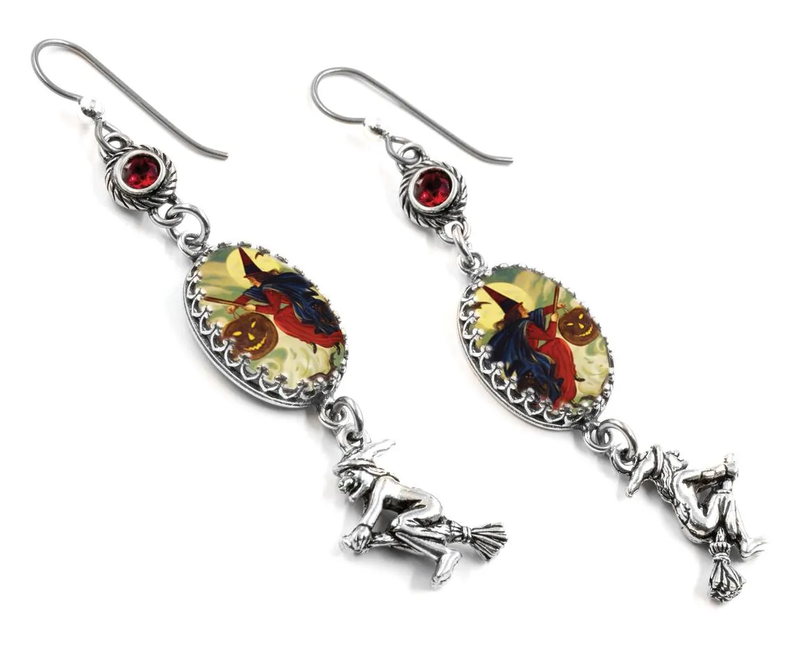 Vintage Witch Earrings