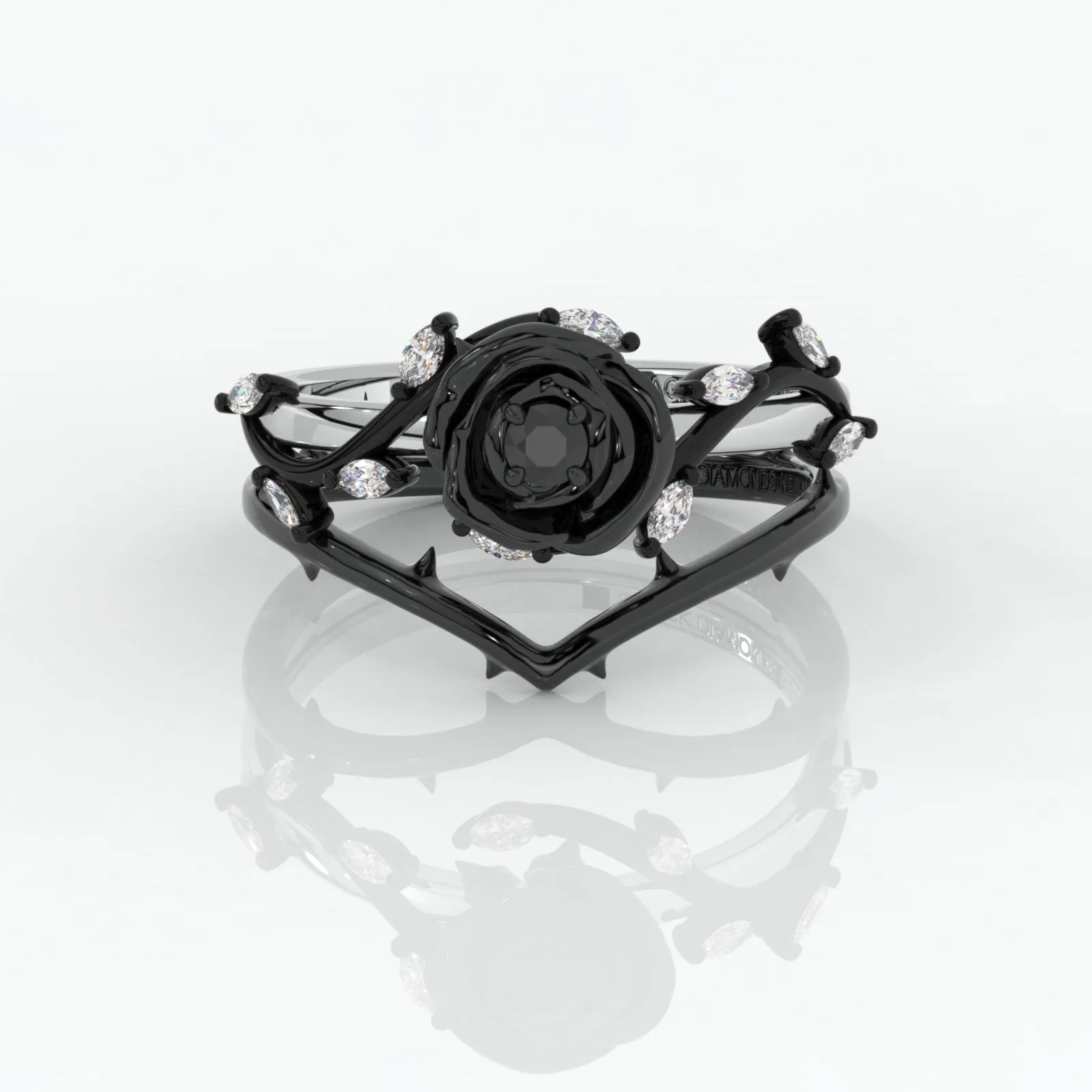 VIP Custom Dream Ring- Black Rose Upgrade