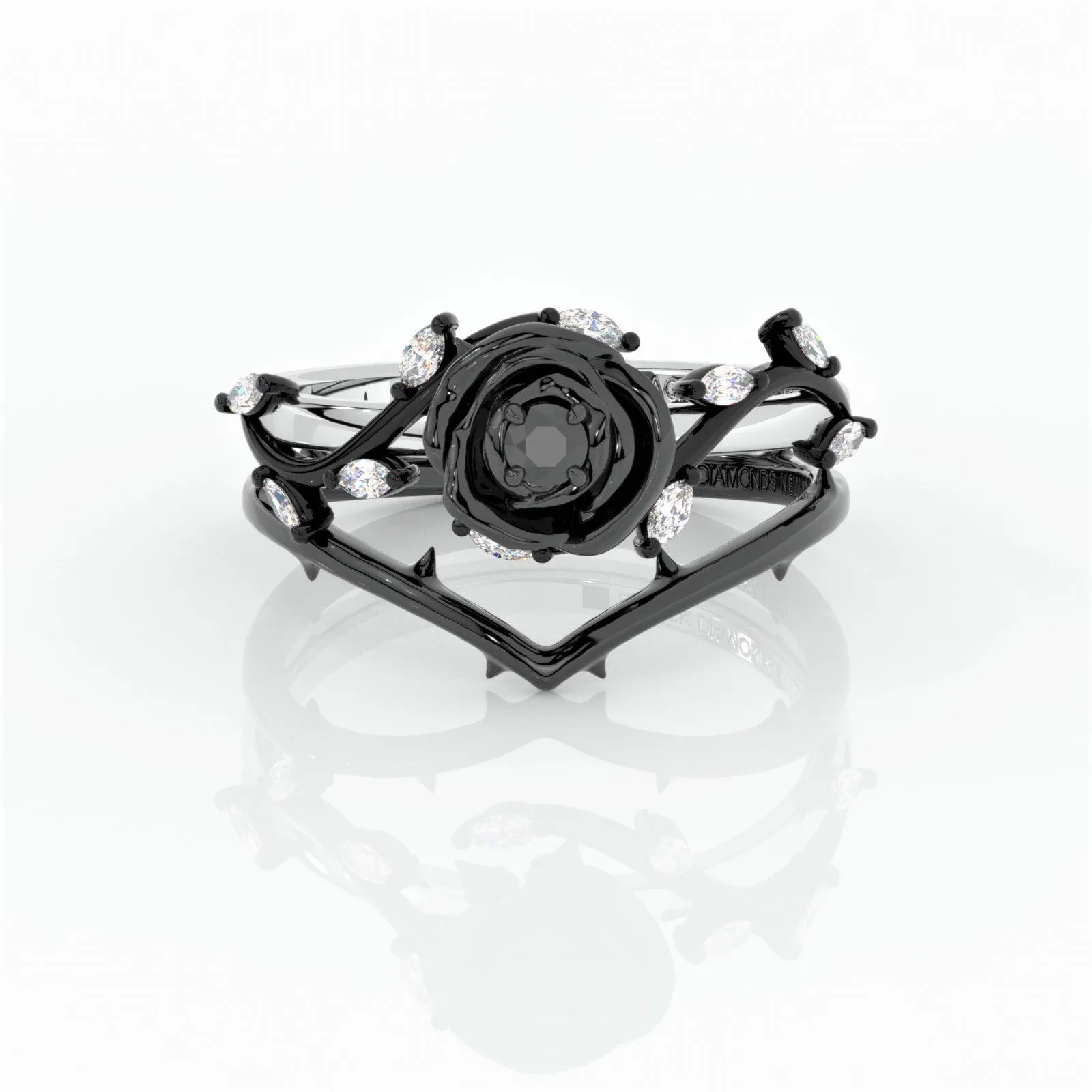 VIP Custom Dream Ring- Black Rose Upgrade