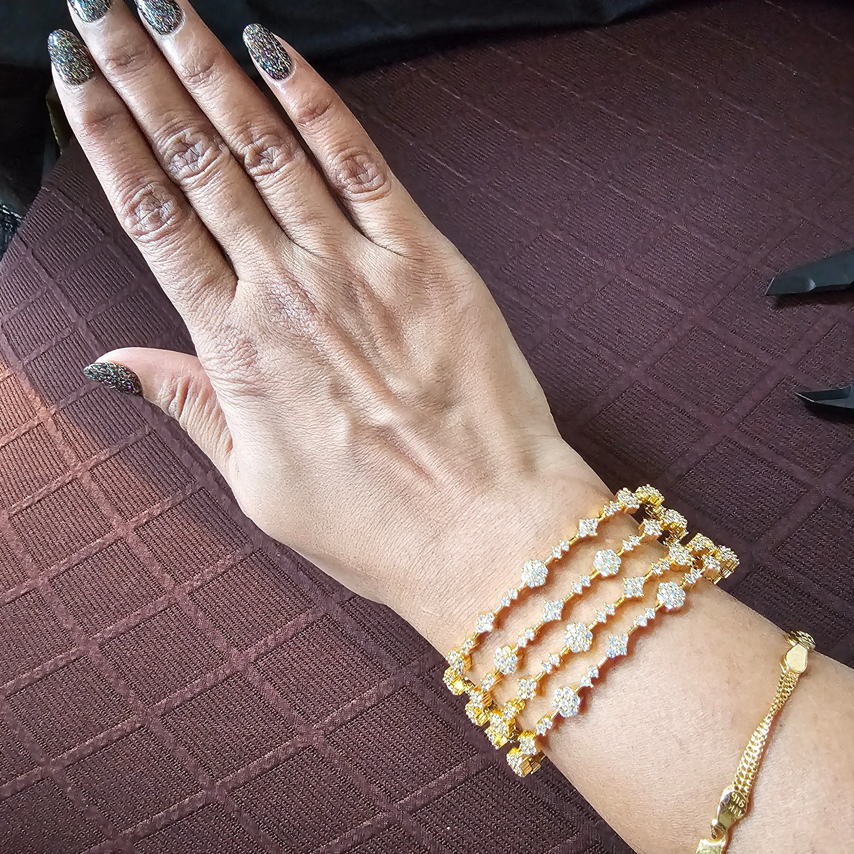 white Bangles Set