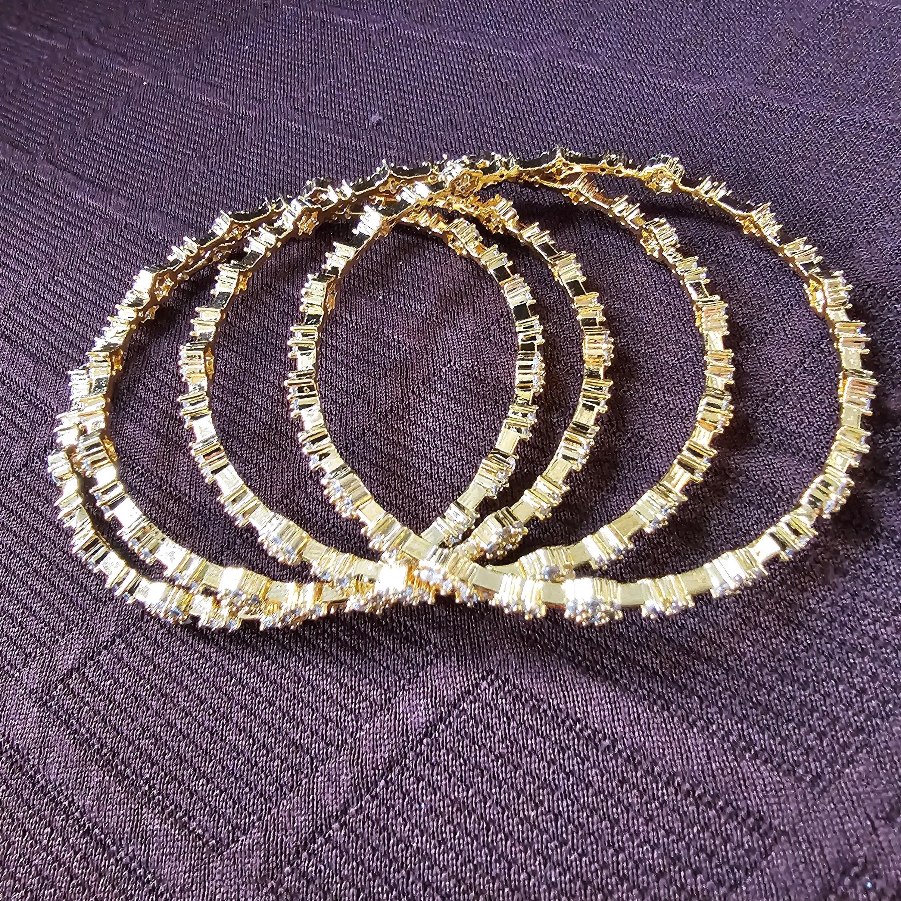 white Bangles Set
