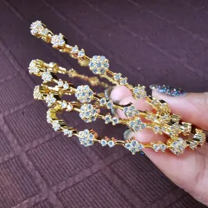 white Bangles Set