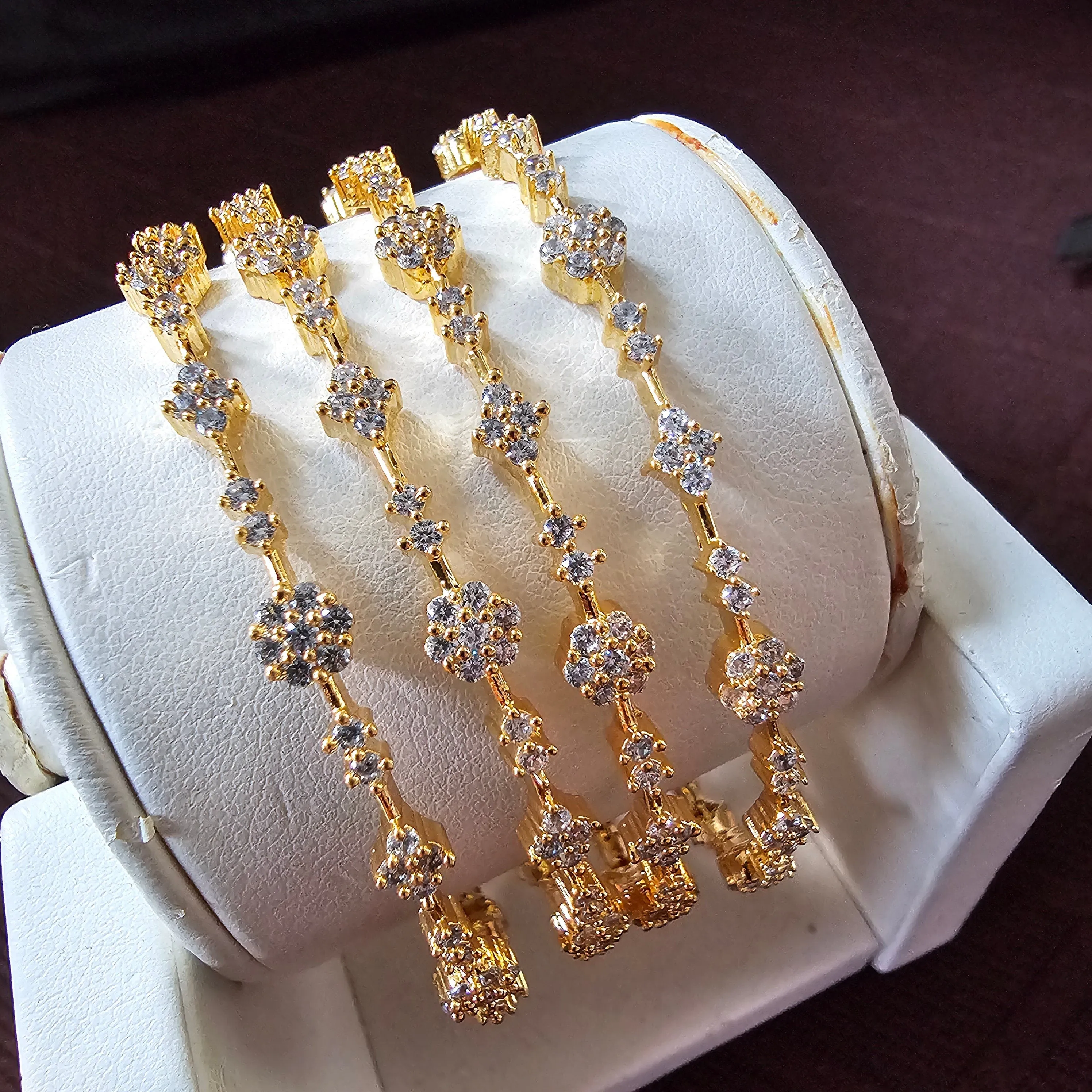 white Bangles Set