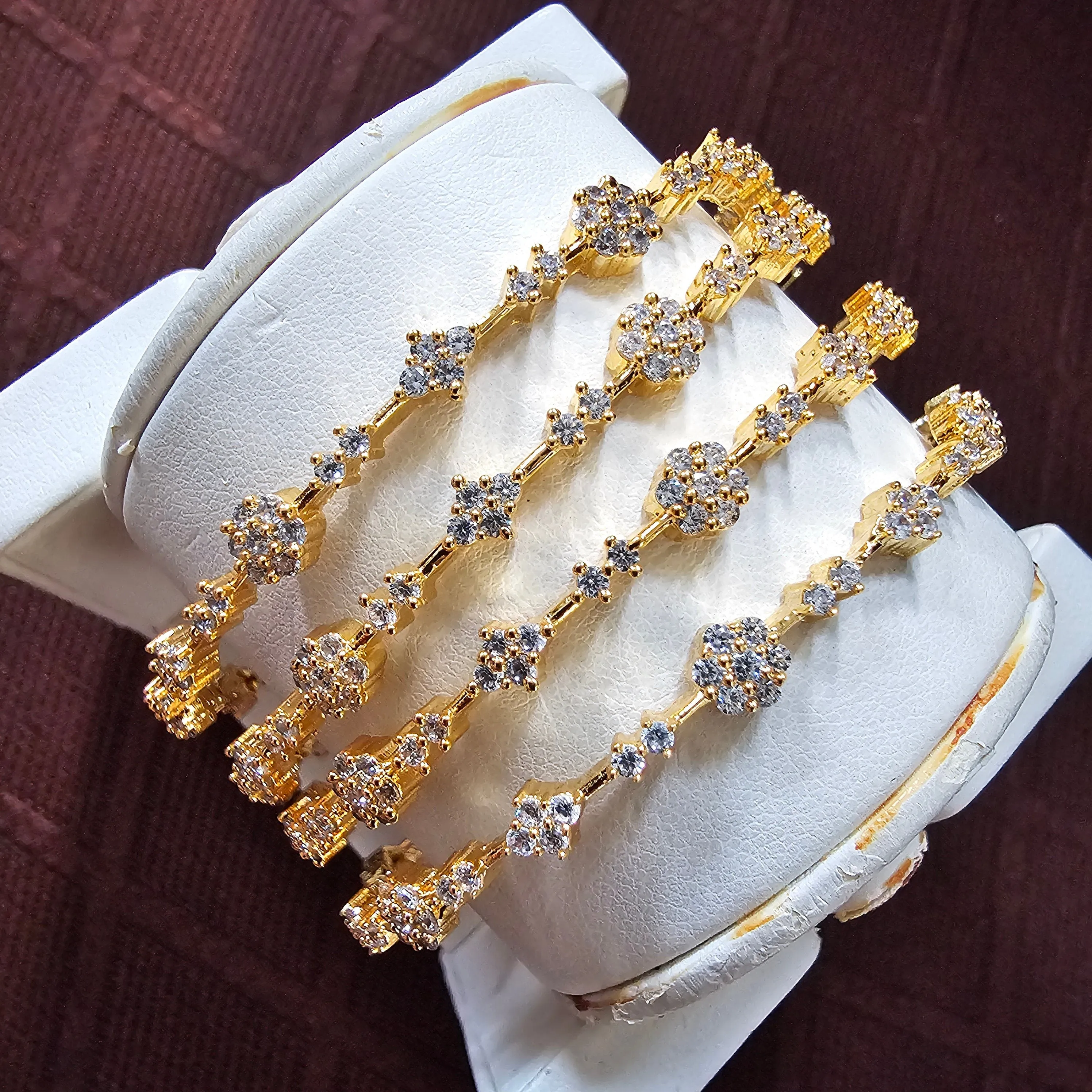 white Bangles Set