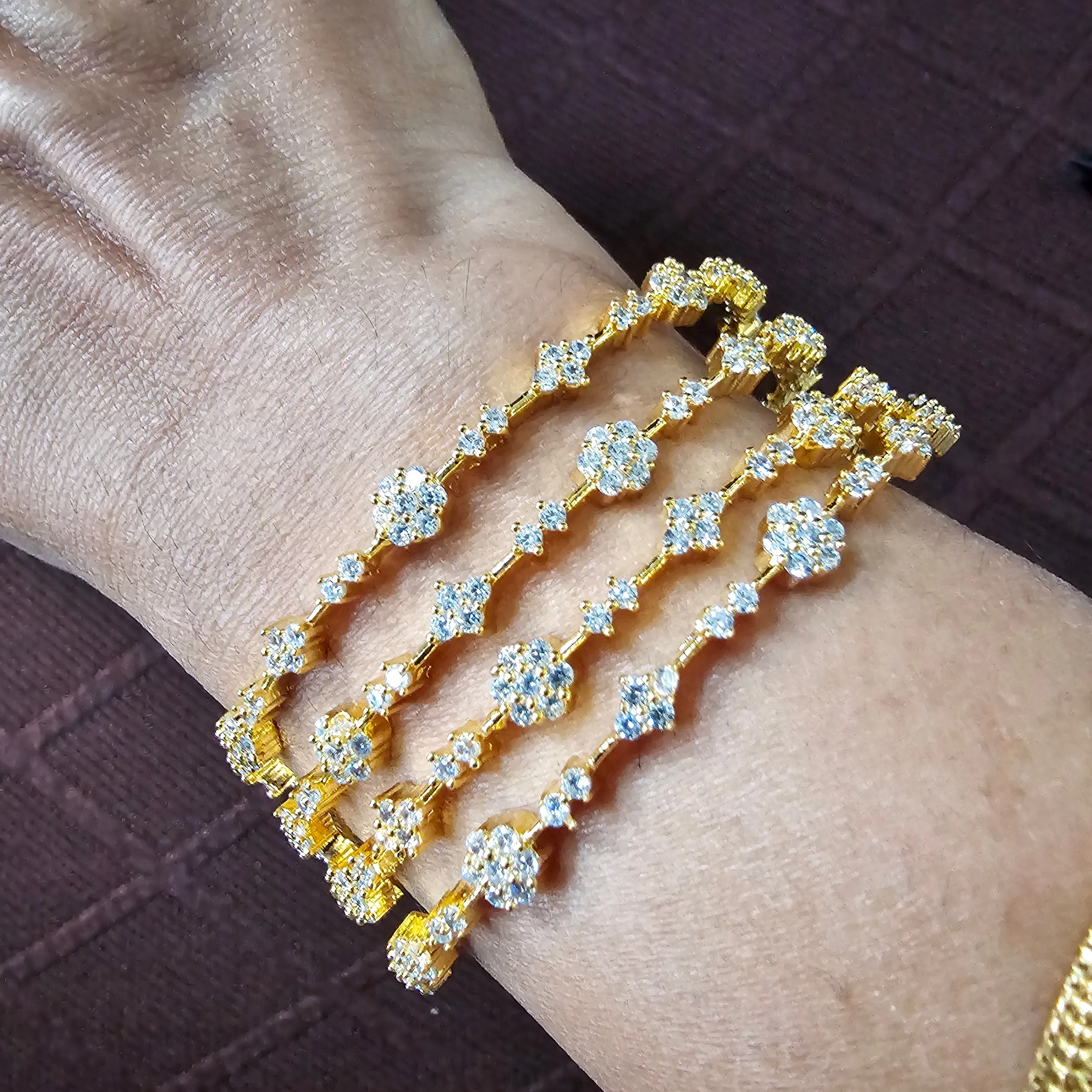 white Bangles Set