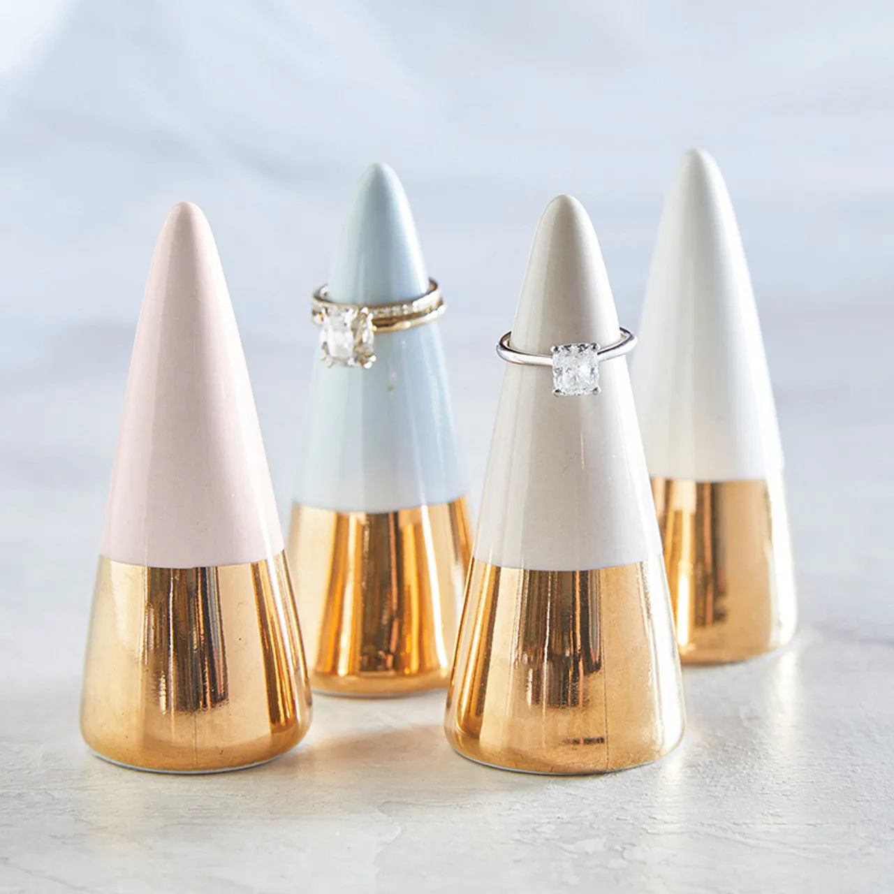 White Ring Cone
