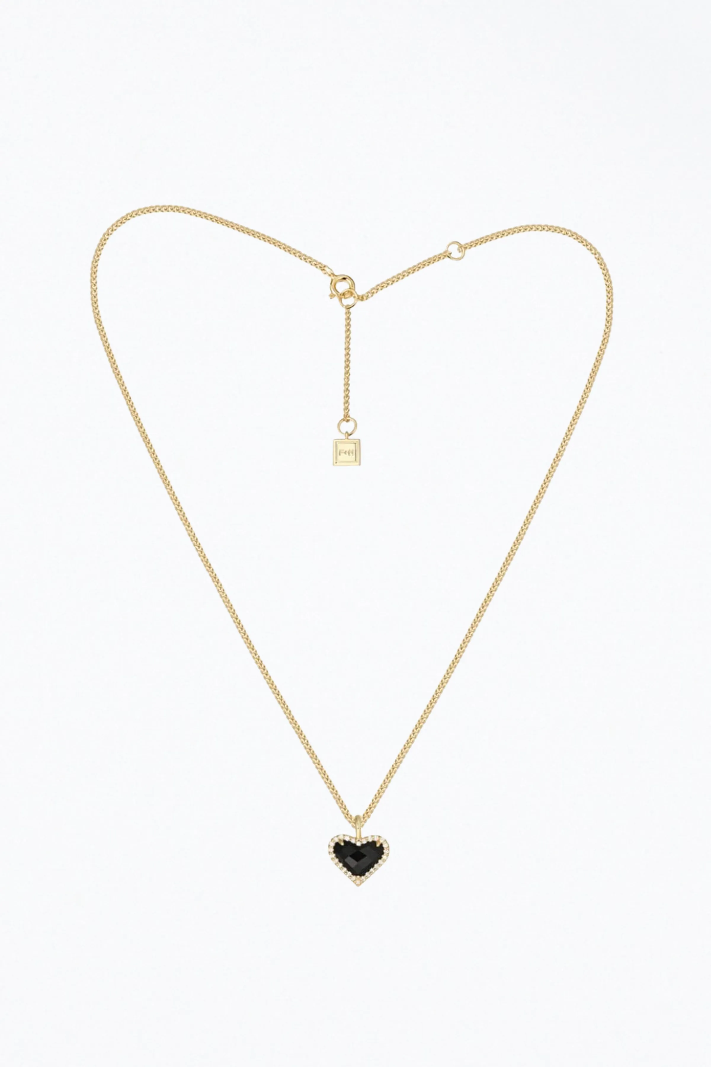WHITNEY GEMSTONE HEART NECKLACE